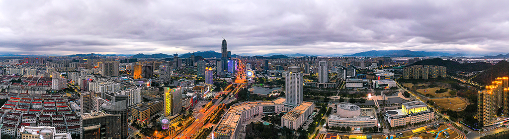 台州主城区全景